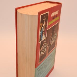 May include: A hardcover book titled "Guinness Book of World Records" with a red cover and spine. The book's pages are visible, and the cover features images and text. The book is set against a neutral background.