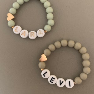 Bracelet personalized gold - birth gift baby mom child name bracelet bestseller
