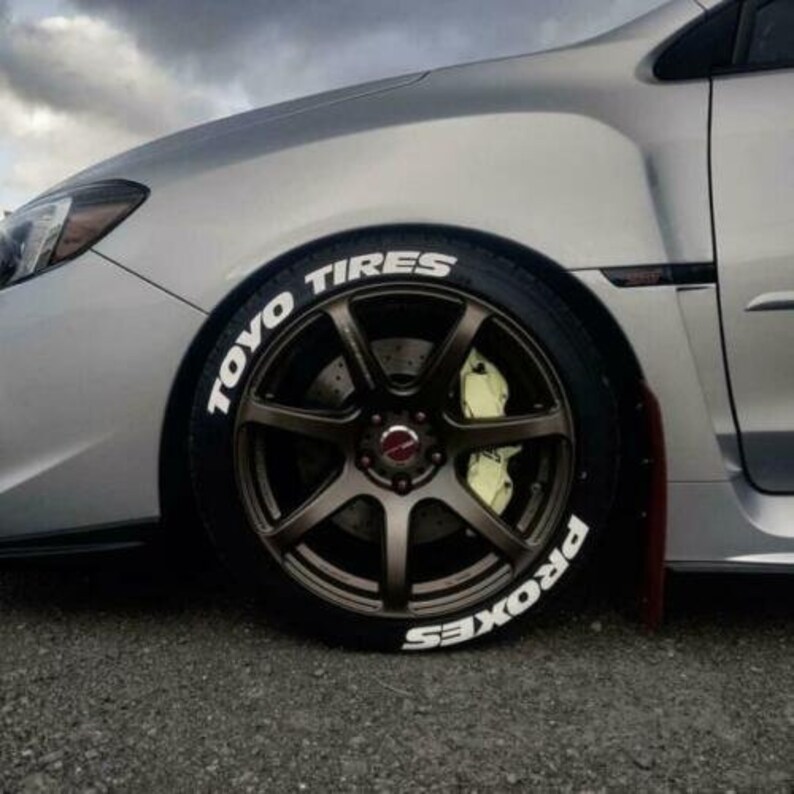 Toyo Tires Proxes Tire Letters Stickers 1422 4 Etsy