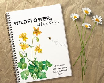 Wildflowers Unit Study, Wildflowers and Pollinator bundle, Wildflowers Homeschooling Unit, Wildflowers of the United States and Canada