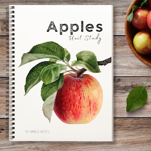 Unità di studio Apple: studio della natura autunnale per l&#39;istruzione parentale (PDF)