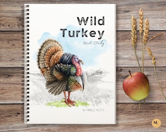 Wild Turkey Unit Study: Thanksgiving Homeschool (PDF)