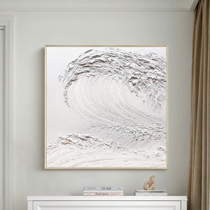 white abstract wall art white textured wall art white abstract art painting white wall art white 3D Textured art white abstract painting