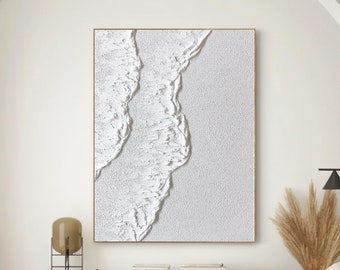 white abstract wall art white textured wall art white abstract art painting white wall art white 3D Textured art white abstract painting