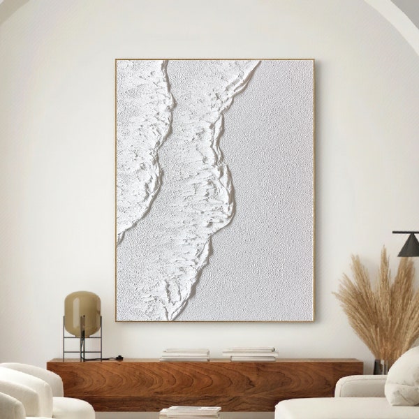 white abstract wall art white textured wall art white abstract art painting white wall art white 3D Textured art white abstract painting