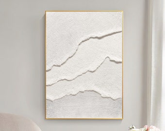 white abstract wall art white textured wall art white abstract art painting white wall art white 3D Textured art white abstract painting