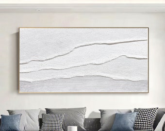 white abstract wall art white textured wall art white abstract art painting white wall art white 3D Textured art white abstract painting