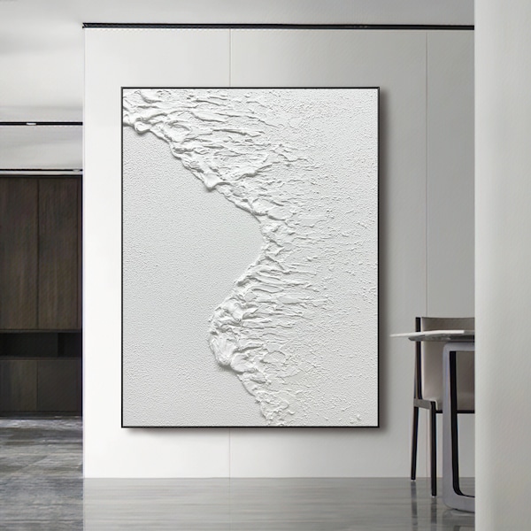 Quadro astratto bianco da parete Quadro astratto bianco da parete con texture Quadro astratto bianco Quadro da parete bianco Quadro astratto bianco con texture 3D