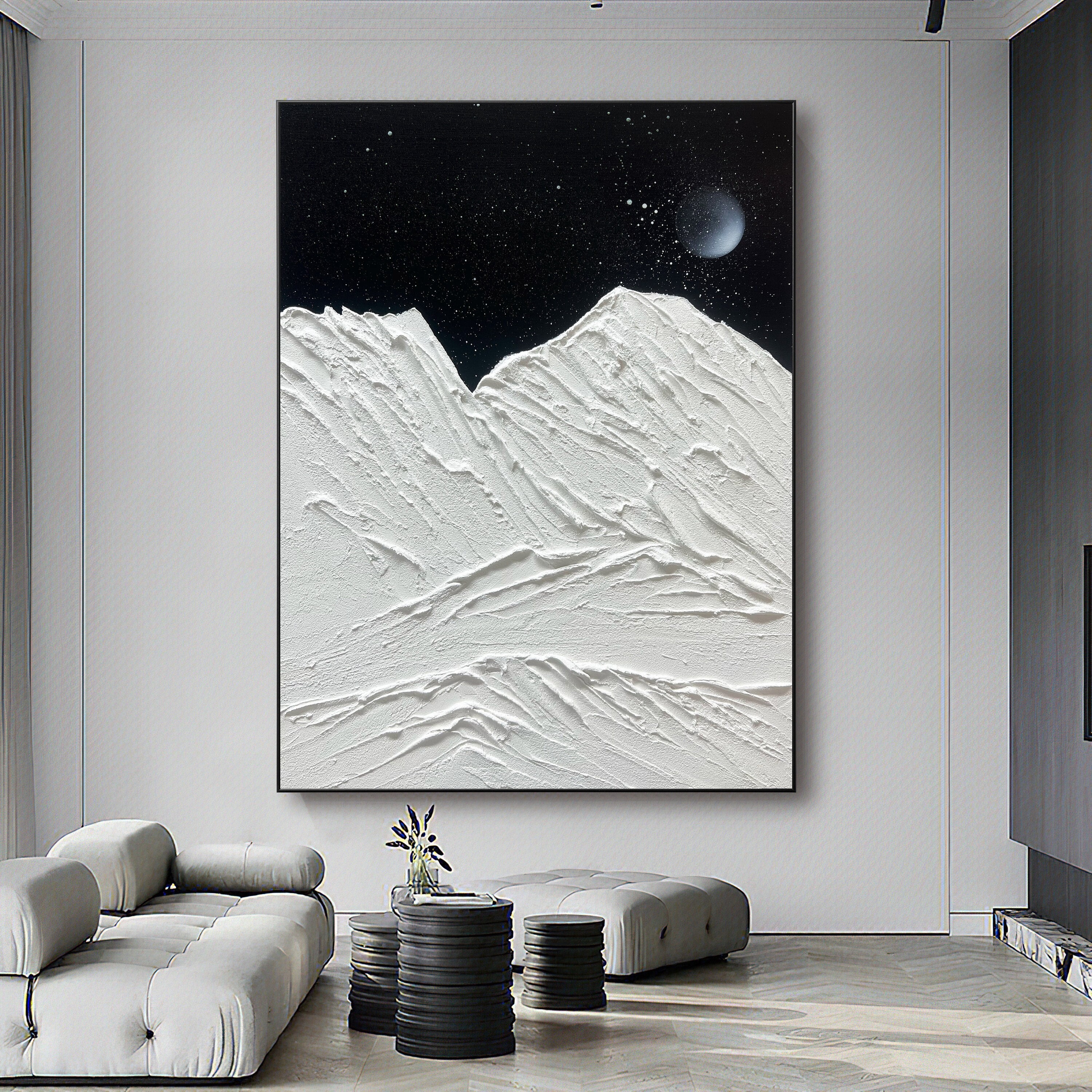 Handmade Oil Painting Original Abstract Feather Oil Painting on Canvas –  Blk Moon Shop