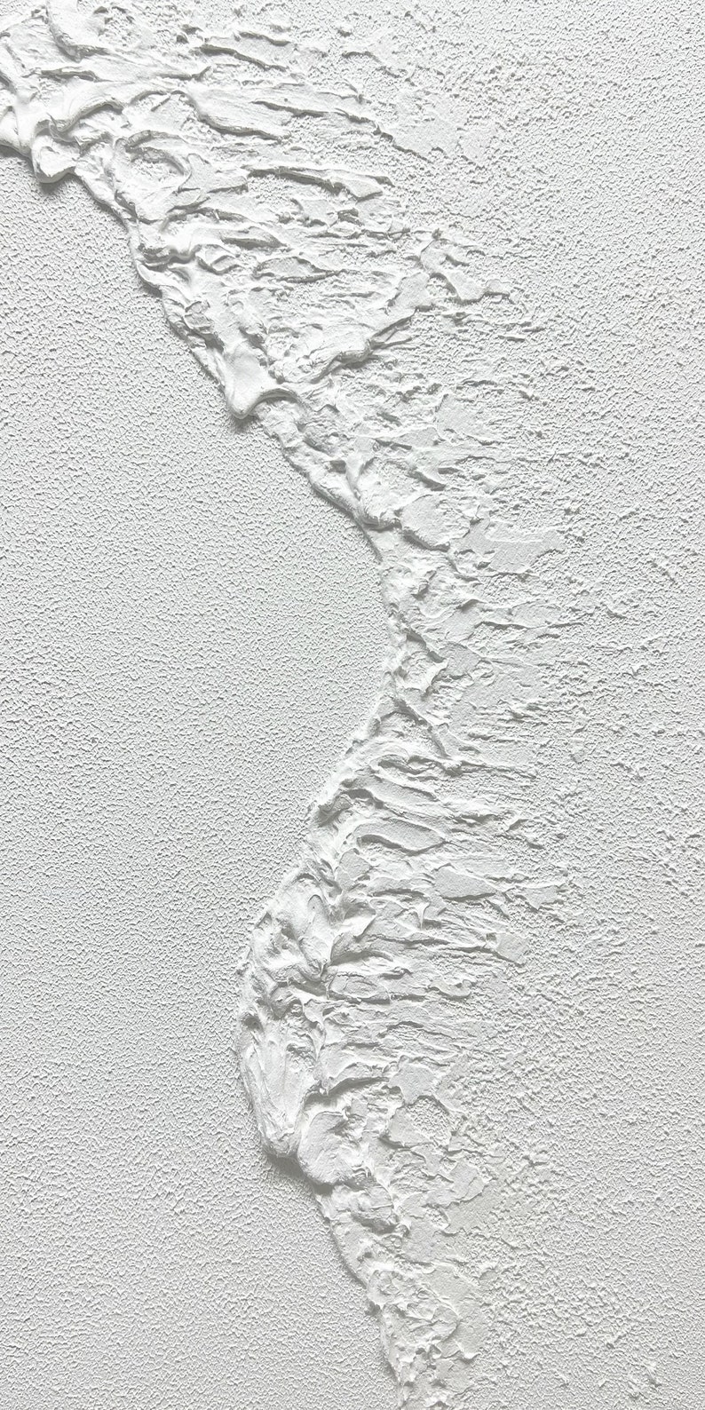 White Abstract Wall Art White Textured Wall Art White Abstract Etsy