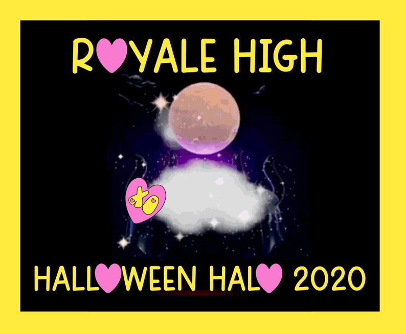 Halloween Halo 2020 Royale High Printable Sticker Etsy