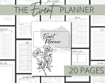 party plan jewelry companies Event & Party Planner | Printable Template Set | Event Checklist Organizer | Digital PDF Download