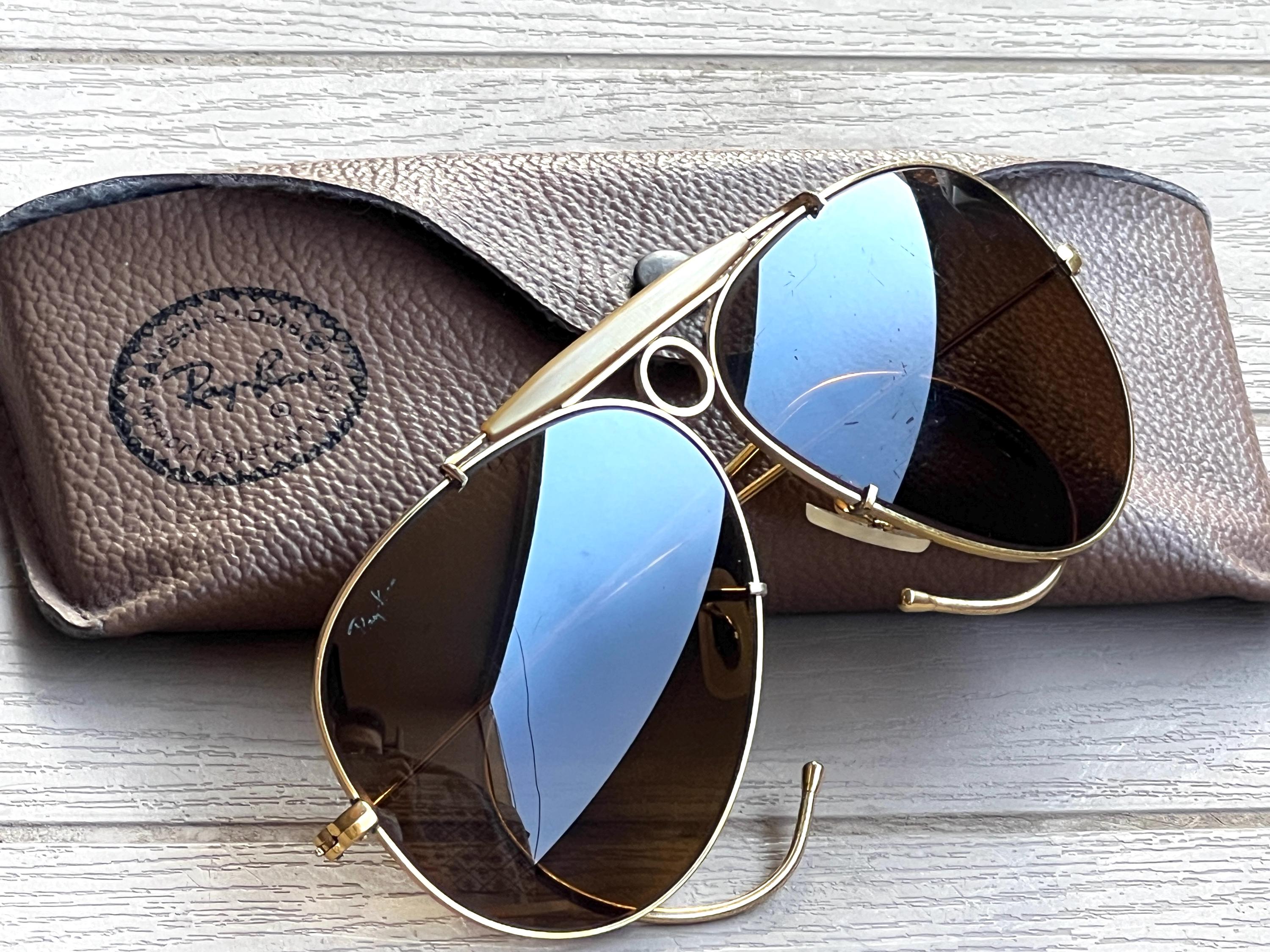 ヴィンテージ☆Ray-Ban☆B&L☆サングラス☆シューター☆レンズ☆イエロー！ Vintage B&L Ray-Ban Eyewear Sunglasses Gold Frame Yellow