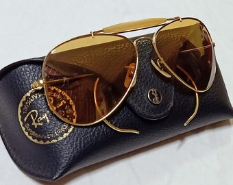 Ray Ban Bausch Lomb Gold All Weather AmberMagic Naturbursche B&L Yellow Lens