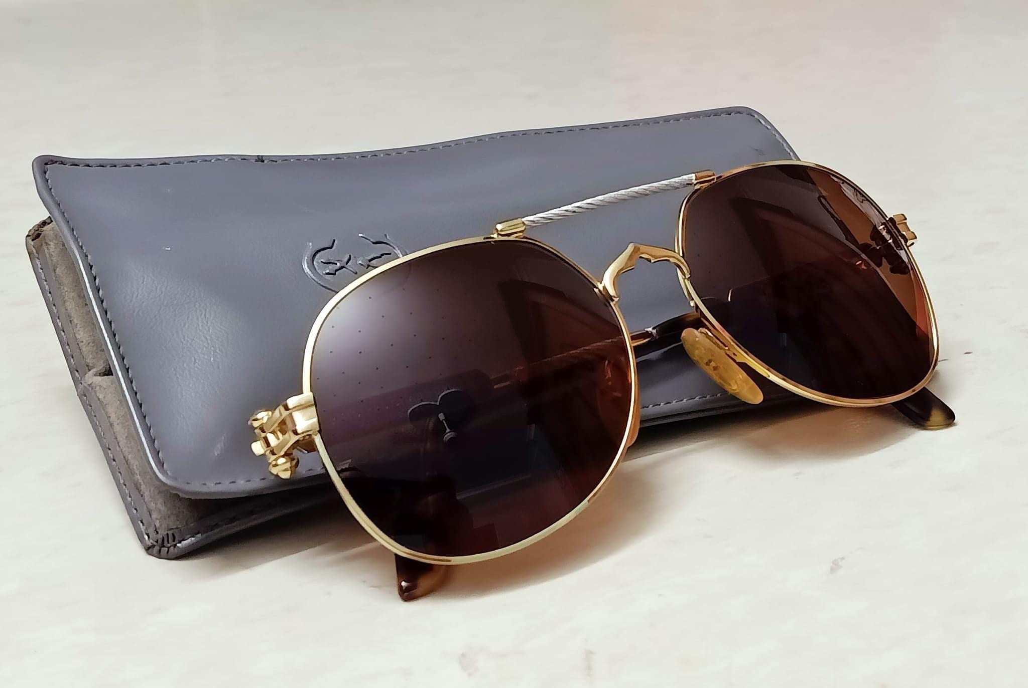 小物 PHILIPPE CHARRIOL 80'S SUNGLASSES Philippe Charriol 90PP INSIDER 80'S Luxury Sunglasses Mint