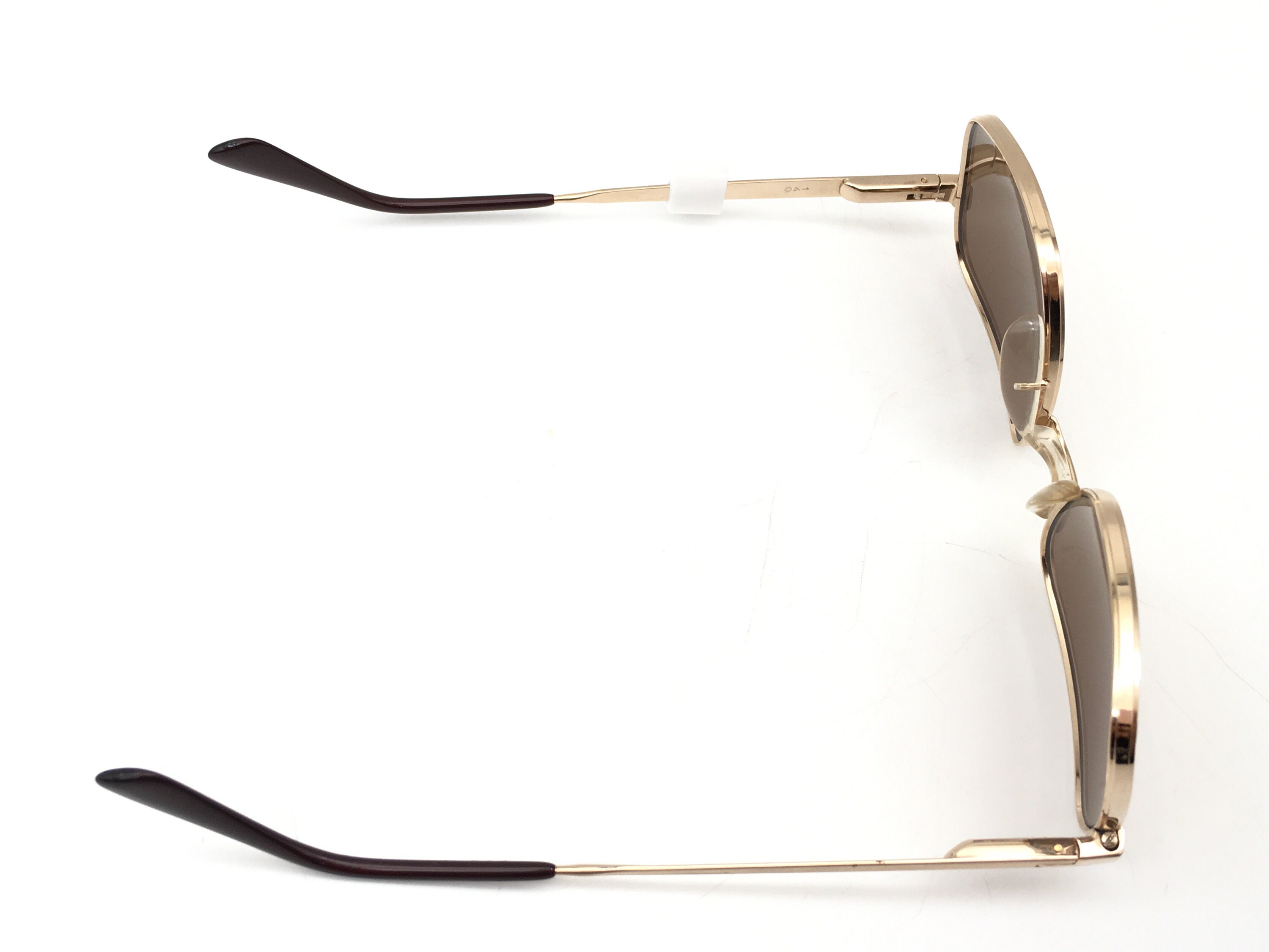Lunettes Vintage Essilor 350 Argent Et Violet Bariolé - Monture Ovale NOS (New Old Stock), Unisexe