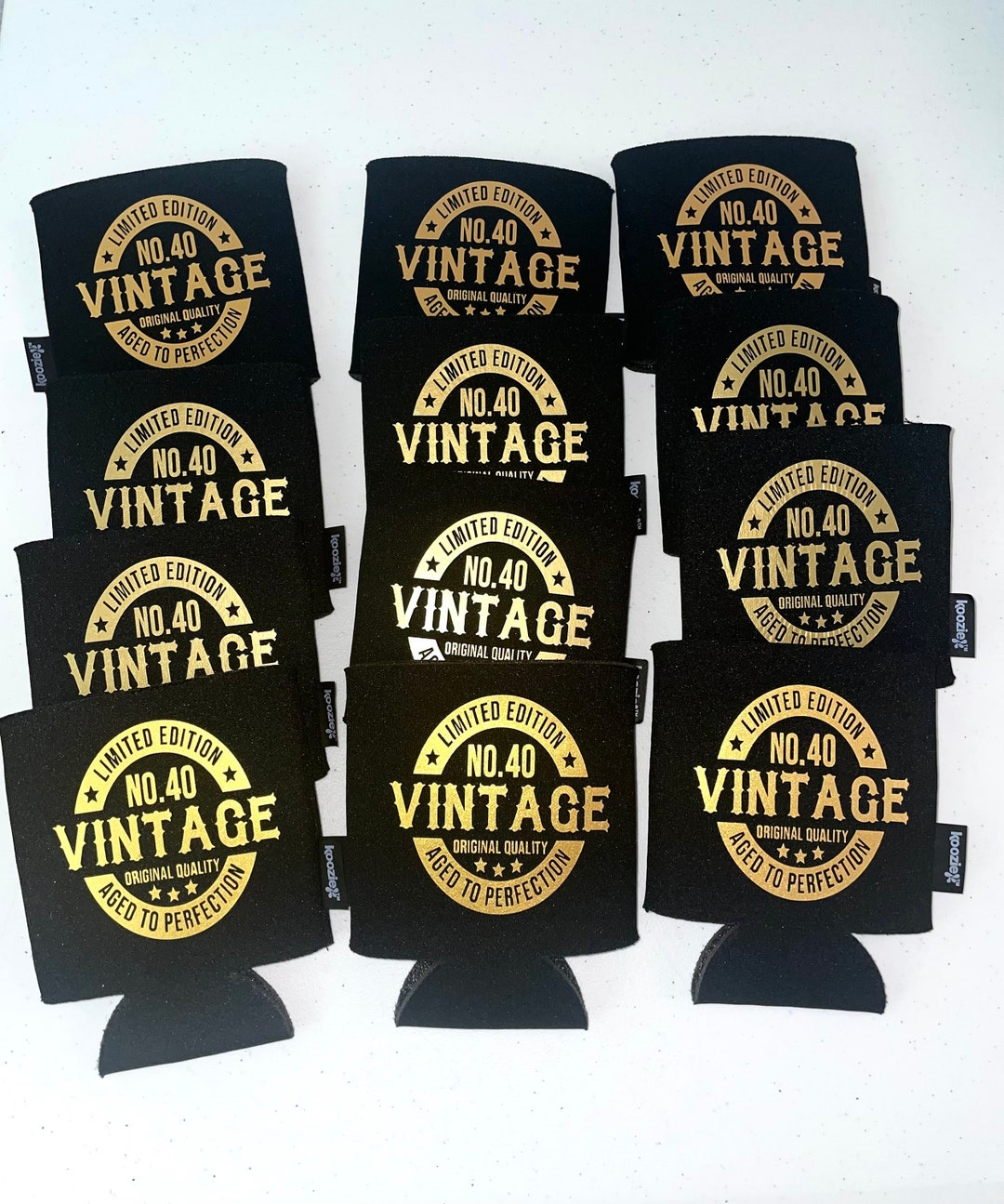 Custom Koozies, Koozies, Birthday, 40th Birthday, 50th Birthday, 30th