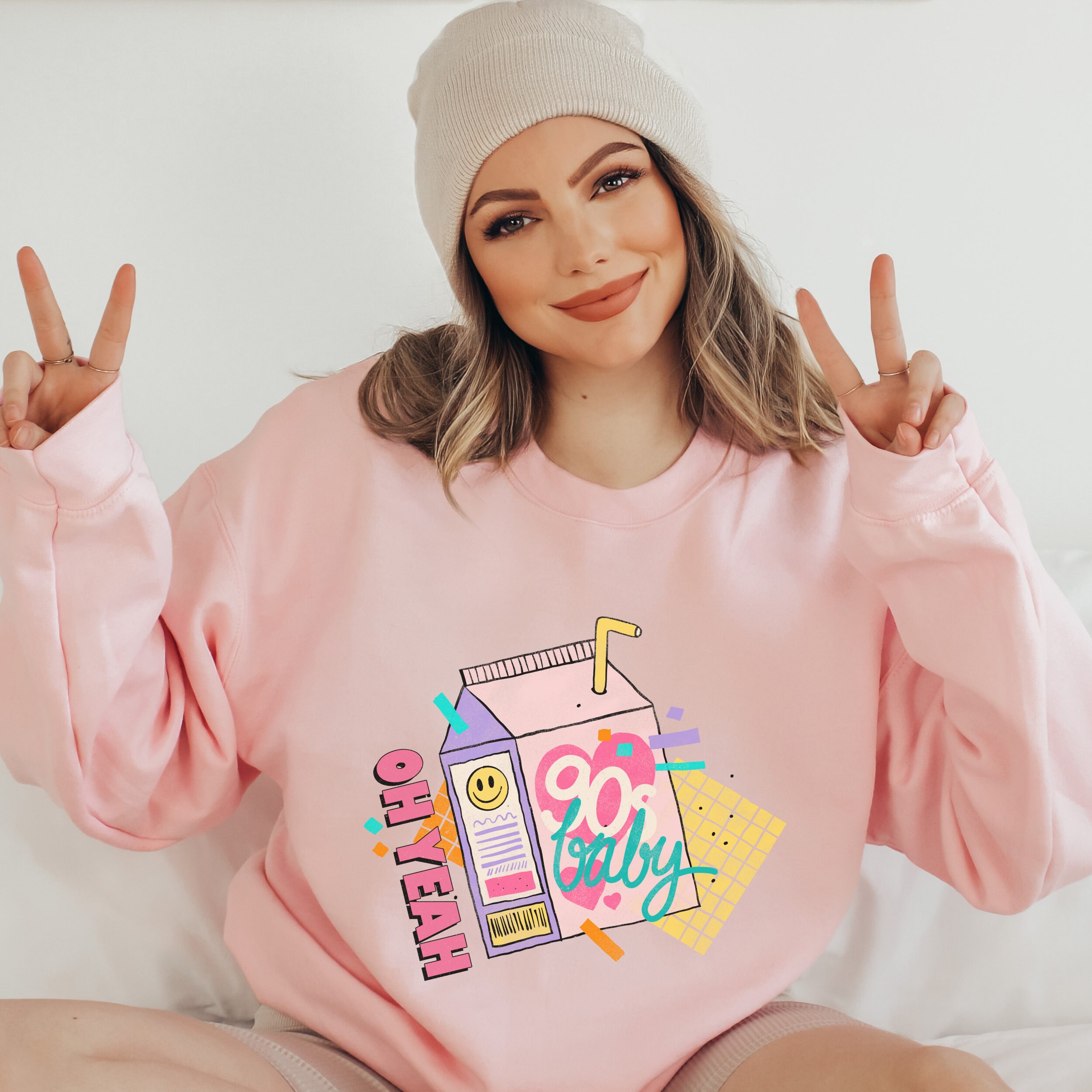 90s Babe Sweater - Etsy