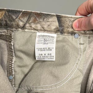 Vintage 90s Wrangler Realtree Camo Jeans 38x32 Baggy Wide Leg Woodland Camo image 5