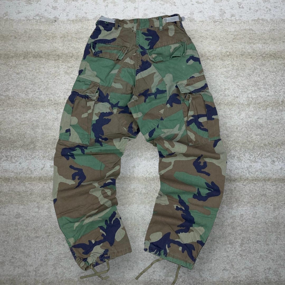 パンツ Archive 90's Diesel Nylon Soldier Pants Vintage 90s Military Tactical Pants 26x39 Baggy Wide Leg Fit