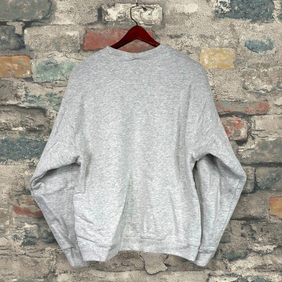 Vintage Fruit of the Loom Sweatshirt Light Grey B… - image 2