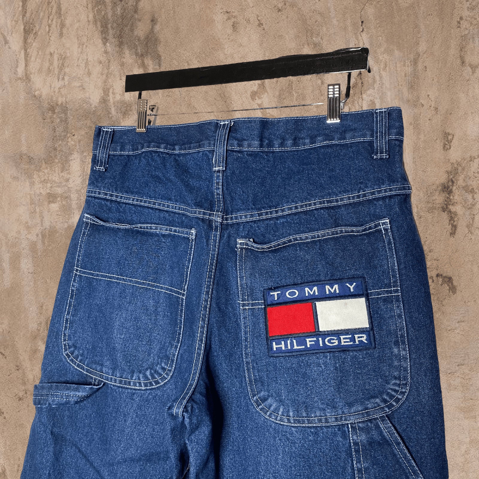 【バギー】 【Tommy Hilfiger】TOMMY JEANSBAGGY LOGO PRINT SKATER JEANS (Tommy ...