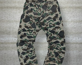60s Sears Duck Camo Pants Size 29 X 28 Vintage Hunting Trousers - Etsy
