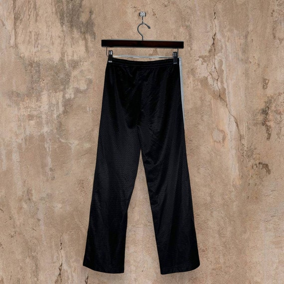 Vintage Converse Sweatpants Jet Black Polyester M… - image 3