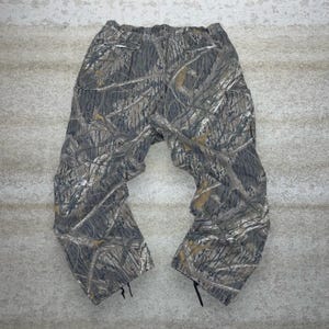 Vintage 90er Jahre Mossy Oak Jagd Camo Taktische Hose 38x32 Baggy Weites Bein Fit Bild 1