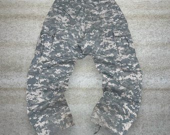 Vintage 90s Military Digital Camo Tactical Pants 32x30 Baggy Wide Leg Medium