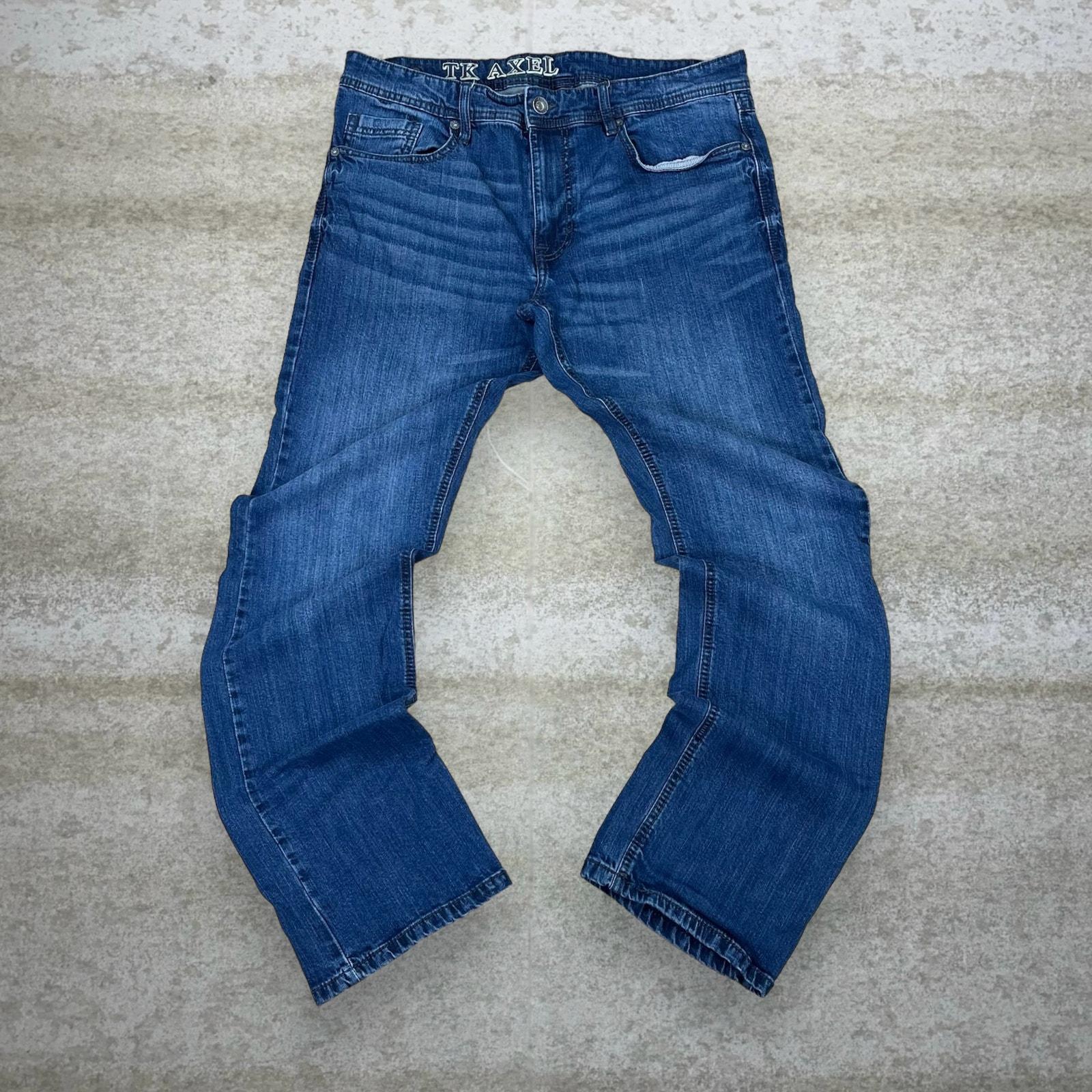 Vintage Y2K Axel Skater Jeans 34x34 Relaxed Fit Dark Wash Denim