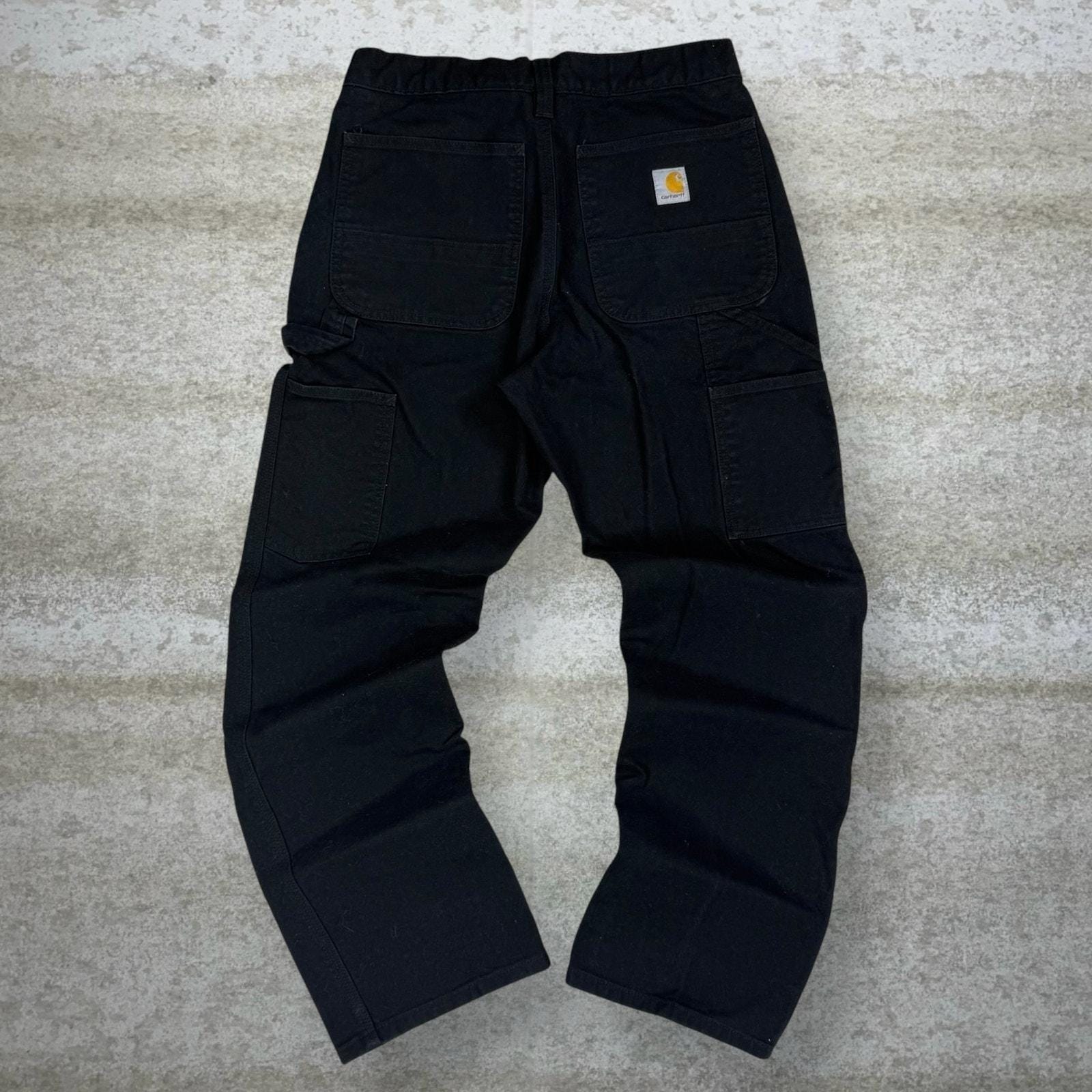 【vintage】Carhartt / COTTON PAINTER PANTS Vintage Carhartt Carpenter Pants 31x32 Jet Black Cotton