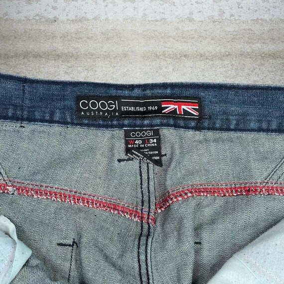 Vintage Skater Wide Leg Jeans 40x34 Coogi Dark Wash Baggy