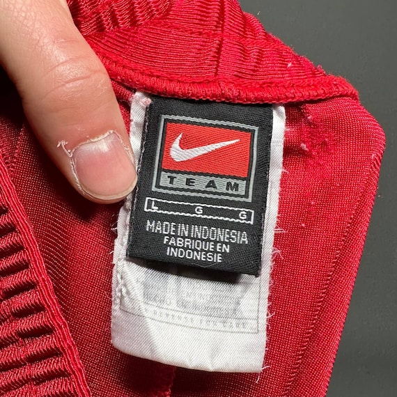 Vintage Nike Breakaway Sweatpants Crimson Red Sil… - image 4