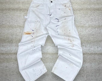 90s〜 Old Dickies 生成り Painter Pants Vintage Dickies Cotton Duck Painter Pants: Ballyhoovintage.com