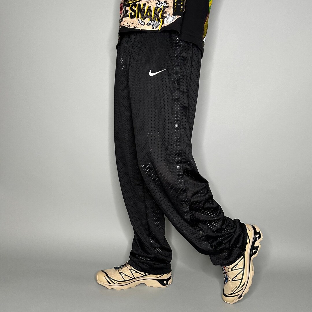 Nike White Stripe Joggers - Ragstock.com