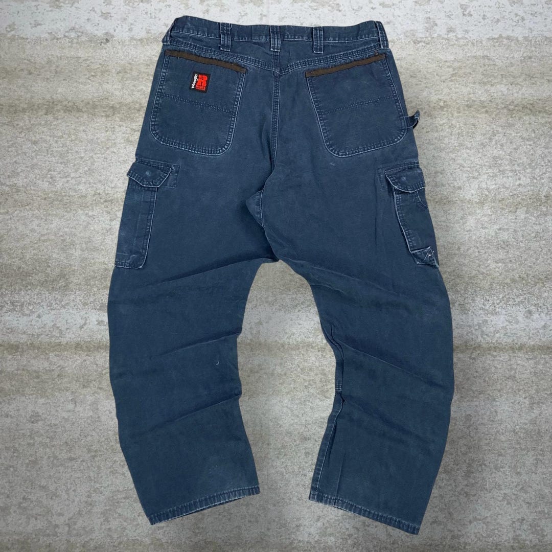 90s Wrangler 2tuck baggy denim slacks Vintage 90s WRANGLER 976 