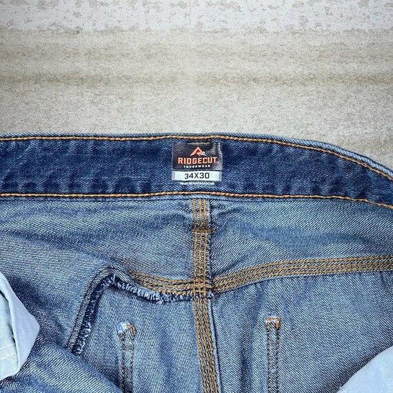 Vintage 90s Ridgecut Carpenter Jeans 34x26 Relaxed Fit Medium Wash