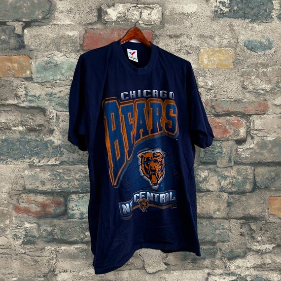 Vintage Chicago Bears NFC Central Shirt Navy Blue… - image 4