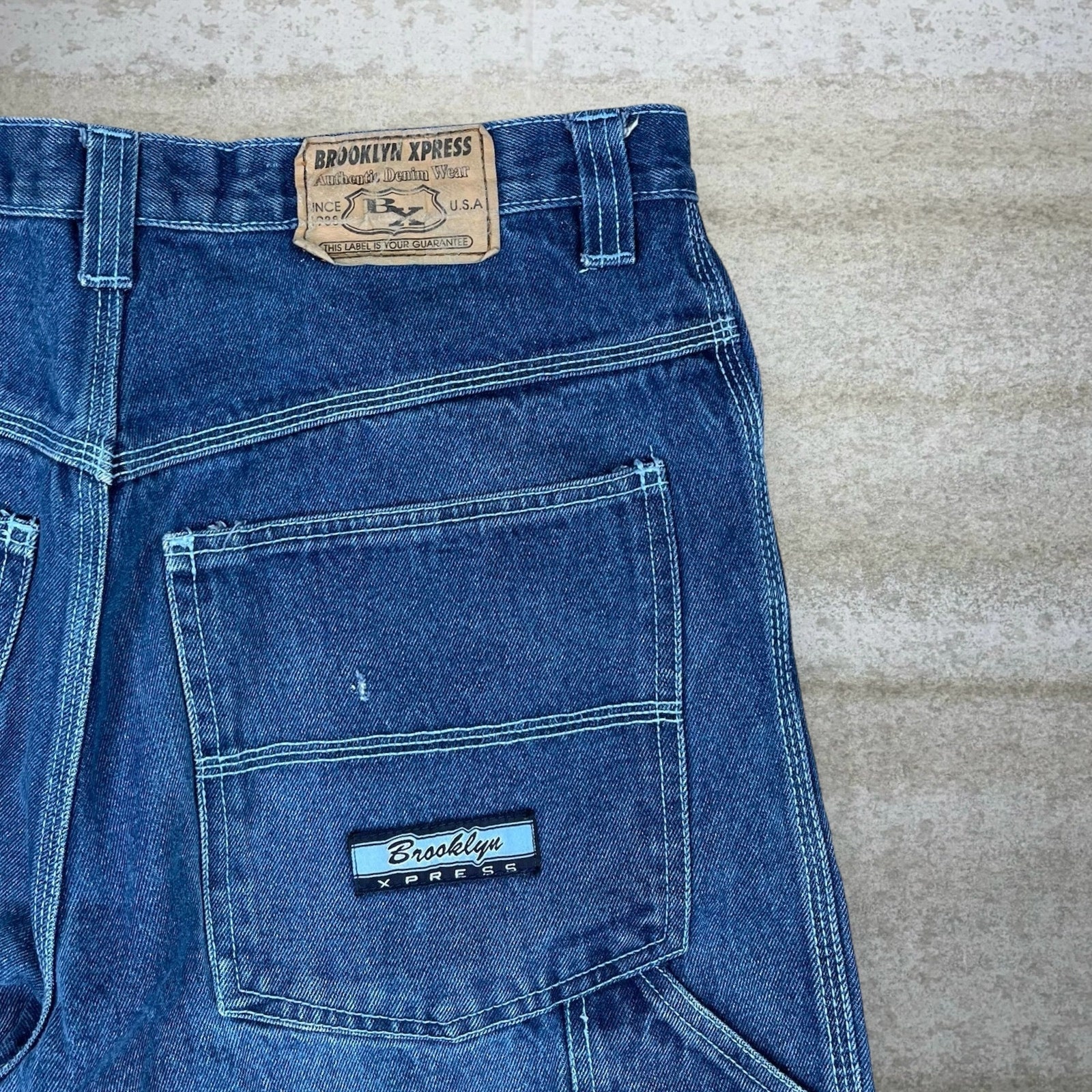 BROOKLYN XPRESS ペインター バギーデニムパンツ W36 y2k BROOKLYN XPRESS ペインター バギーデニムパンツ W36 y2k メンズ