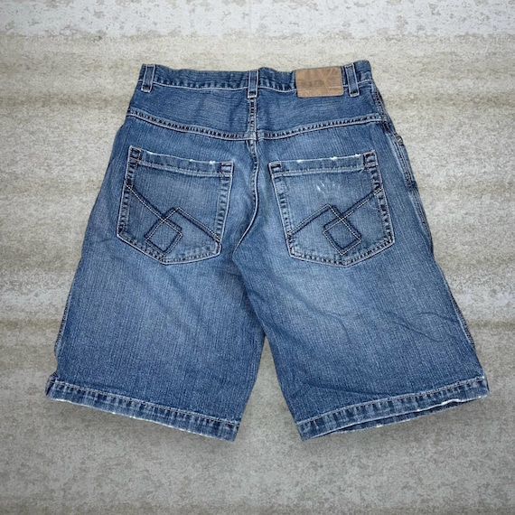 Vintage JNCO Skater Wide Leg Jean Shorts 31x13 Medium Wash