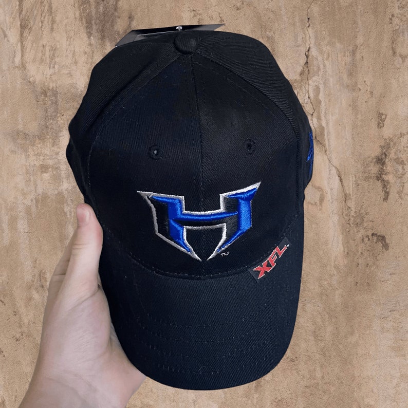 Vintage New York Hitmen XFL Hat Drew Pearson Design Etsy
