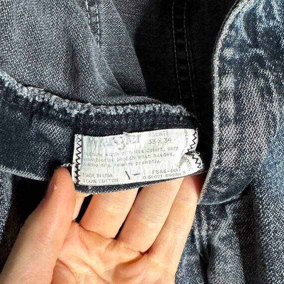 Vintage Wrangler Jeans Slate Blue Wash Straight F… - image 6