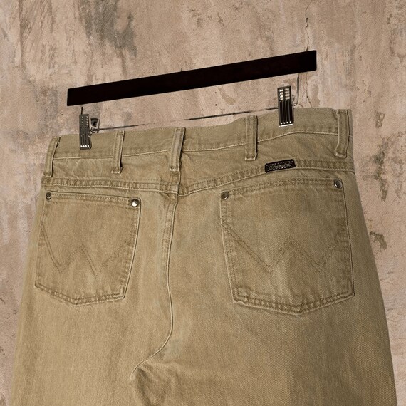 Vintage Tan Wrangler Jeans Relaxed Fit Black Label Y2K - Etsy