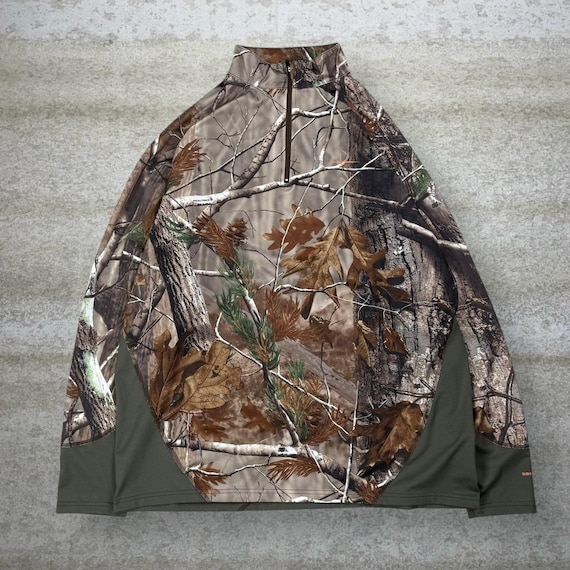 ジャケット・アウター 9090 Washed Track Jacket Real Tree L Vintage New Old Stock USA Made Realtree Light Hunting Jacket
