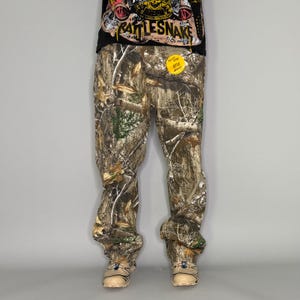 Vintage 90s Mossy Oak Camo Jeans 38x32 Baggy Fit Woodland New With Tags image 2