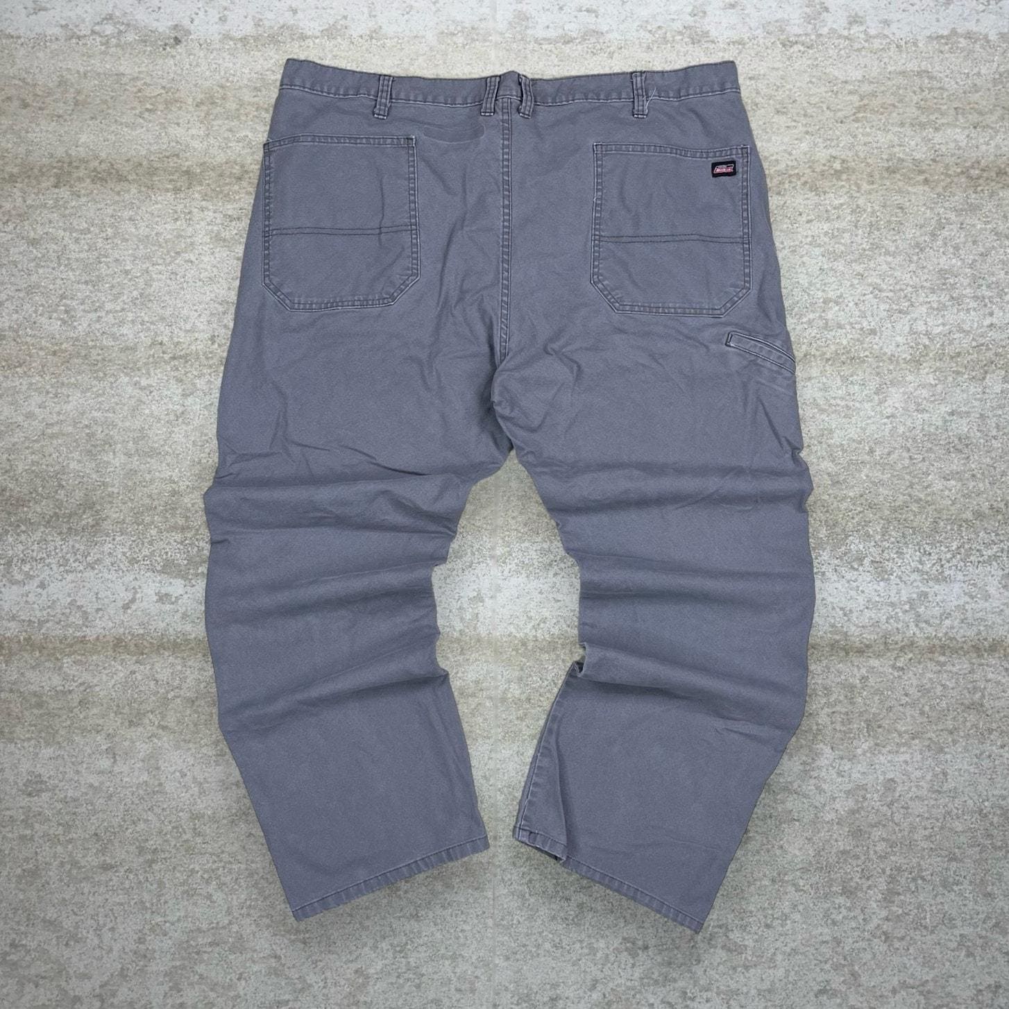 【sullen】90s vintage baggy slacks grey Vintage 90s Dickies Carpenter Pants 44x30 Baggy Fit Smoke Grey