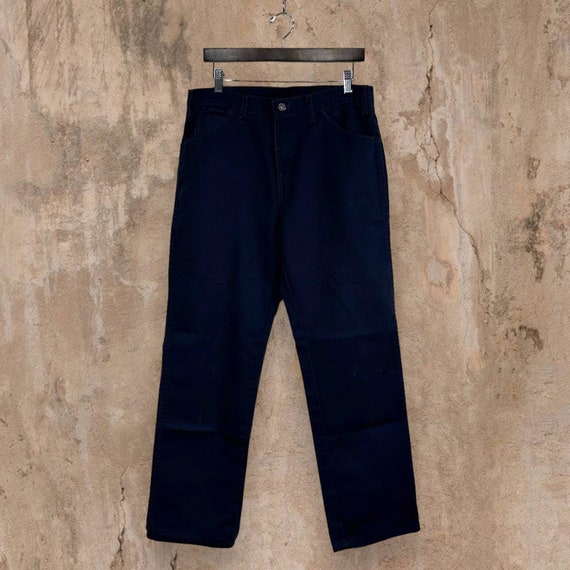 Vintage Dickies Carpenter Pants Navy Blue Relaxed… - image 3