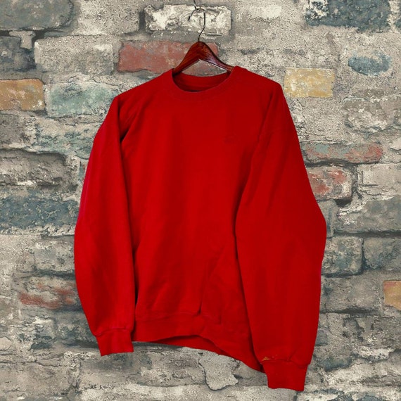 Vintage Starter Sweatshirt Crimson Red Cotton Hea… - image 3