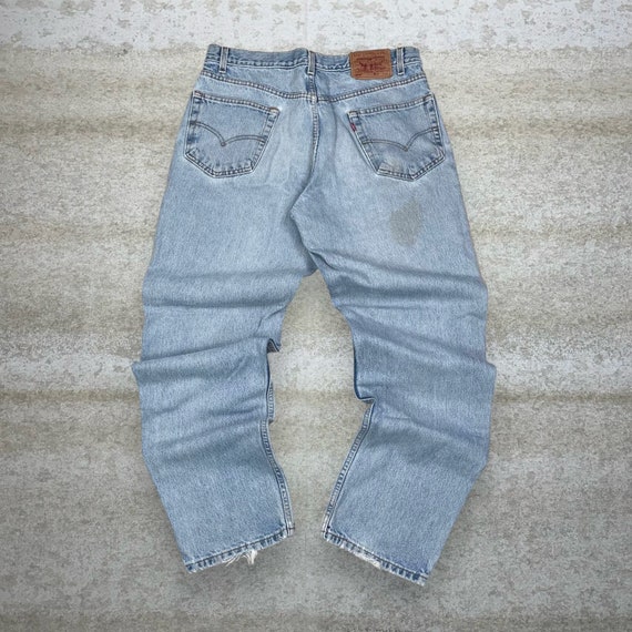 Vintage Levis Jeans 550 Relaxed Fit Light Wash Es… - image 1
